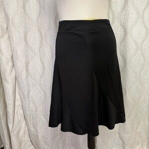 Worthington Black Asymmetrical Women's Skirt